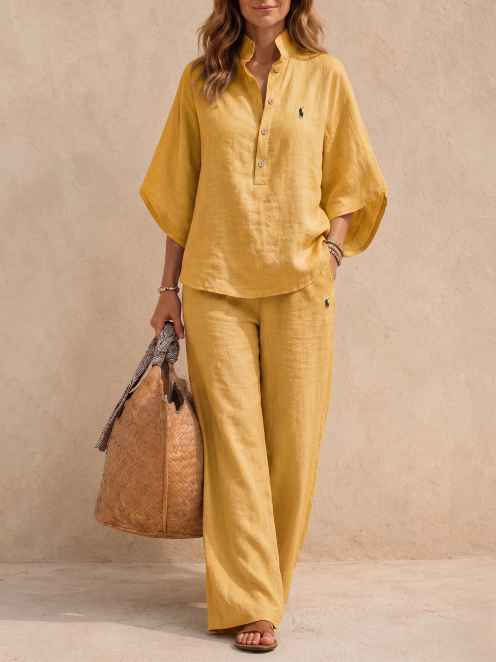 Soft Linen Lounge Set - Clearance Sale
