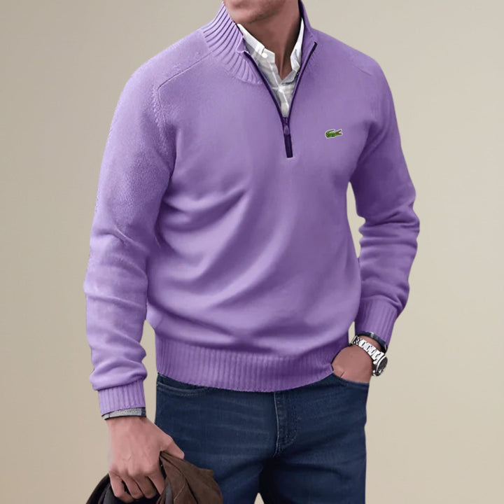 Knitted Half-Zip Sweater - Clearance Sale