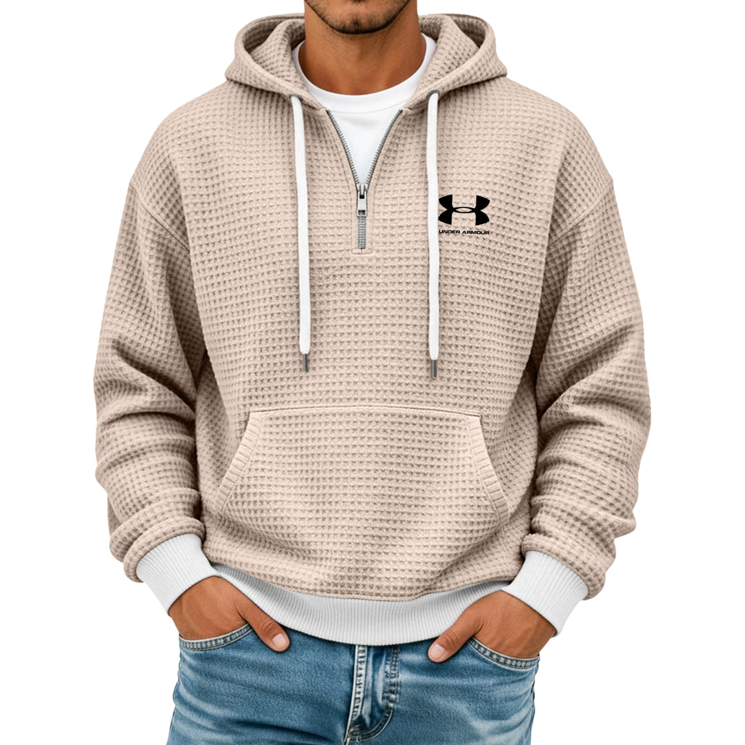 Textured Half-Zip Hoodie - CLEARANCE SALE