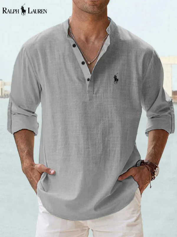 Modern Fit Long-Sleeve Shirt for Smart Casual Wear