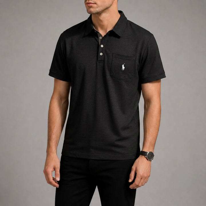 Textured Piqué Pocket Polo - Clearance Sale