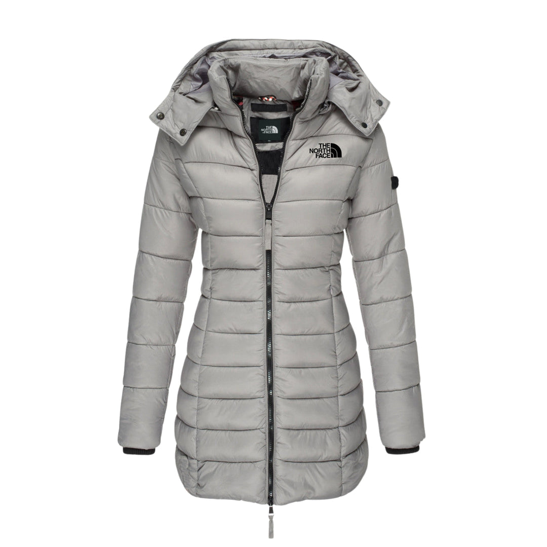 Long Padded Coat with Hood - CLEARANCE PRICE