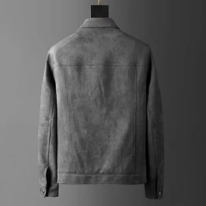 Classic Suede-Style Utility Jacket - Clearance Sale