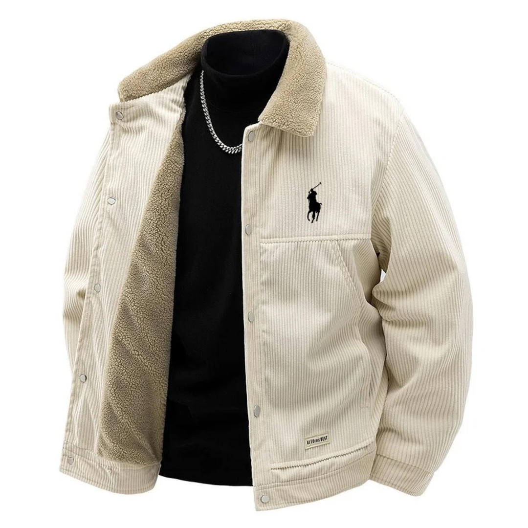 Premium Corduroy Sherpa Lined Jacket - Clearance Sale