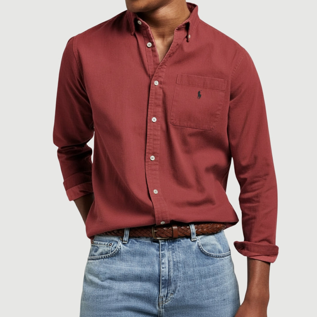 Linen Button-Up Shirt - CLEARANCE SALE