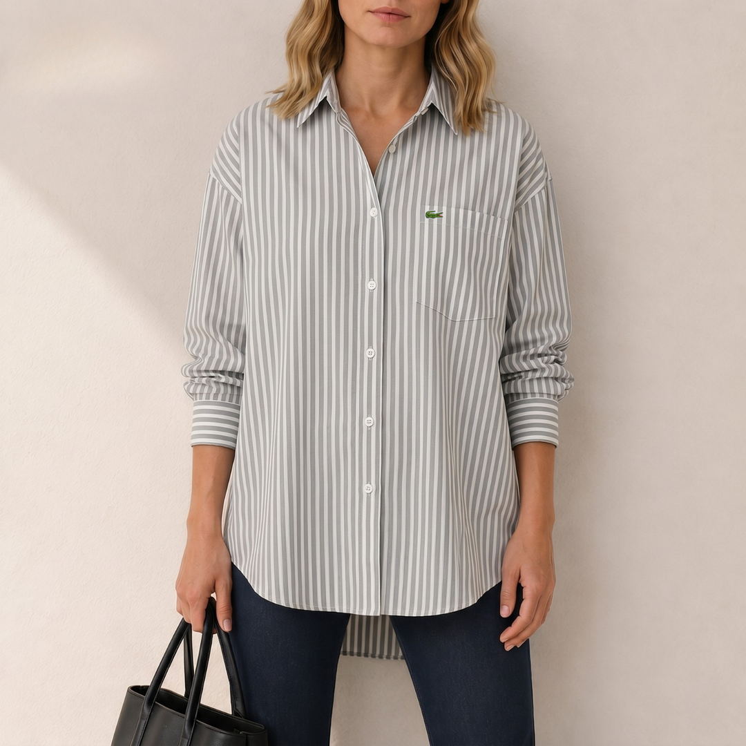 Coastal Stripe Button Shirt - Clearance Sale