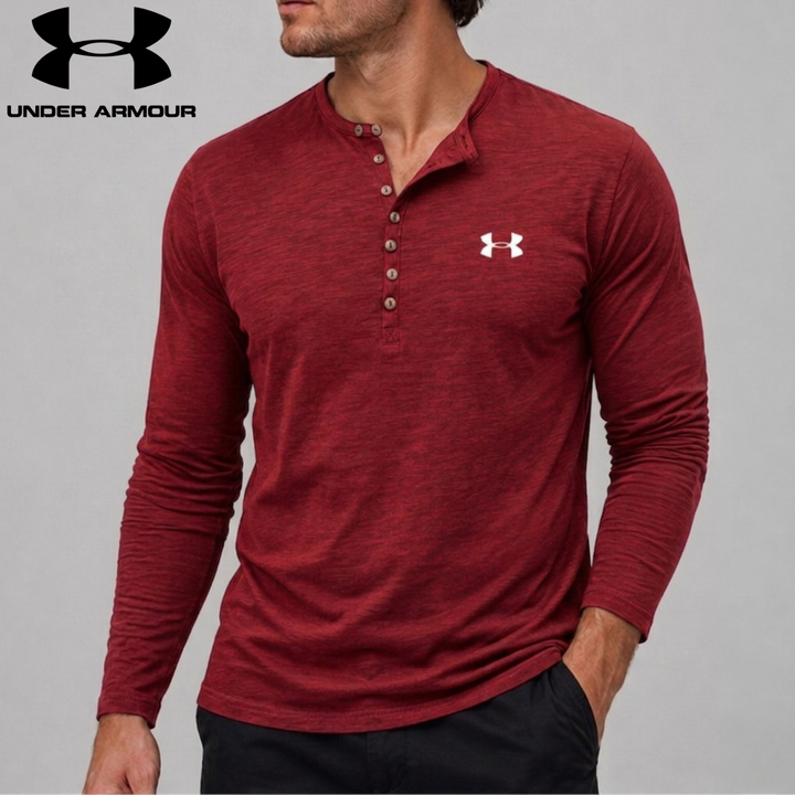 Long-Sleeve Henley || Clearance Sale