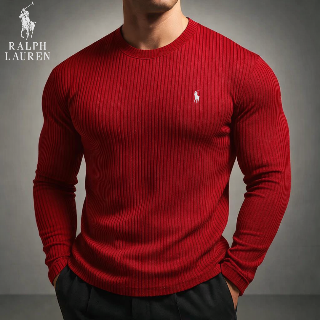 Ribbed Performance Long-Sleeve Knit || Clearance Sale