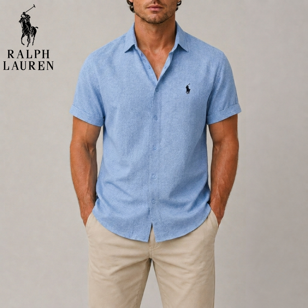 Textured Short Sleeve Shirt || Clearance Sale