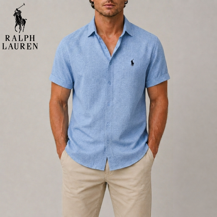 Textured Short Sleeve Shirt || Clearance Sale