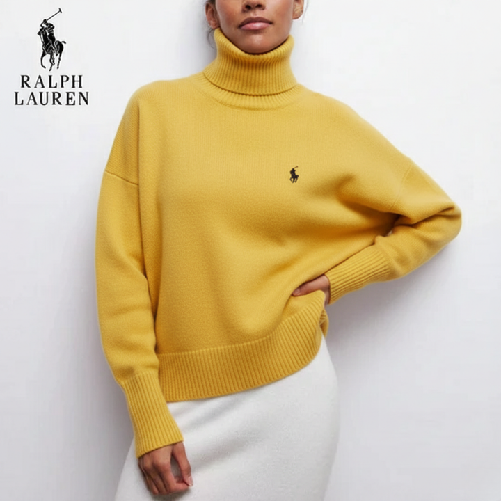 Soft Knitted Turtleneck Sweater || Clearance Sale