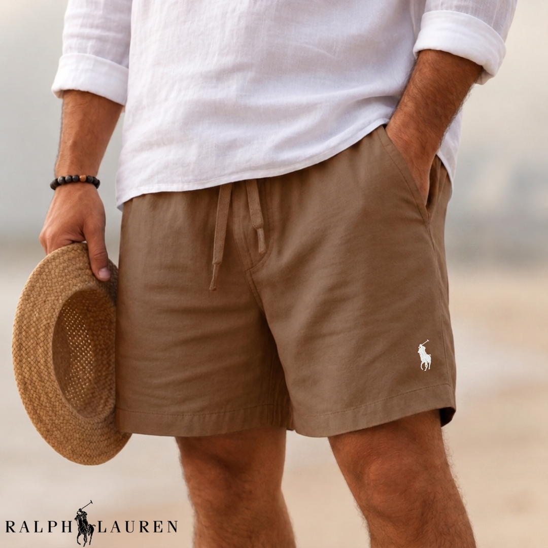 Essential Linen-Blend Shorts || Clearance Sale