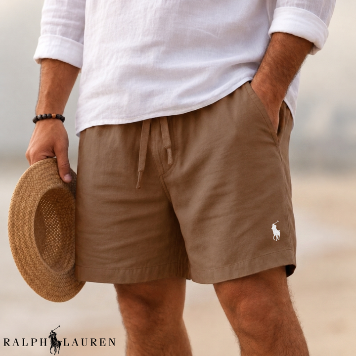 Essential Linen-Blend Shorts || Clearance Sale