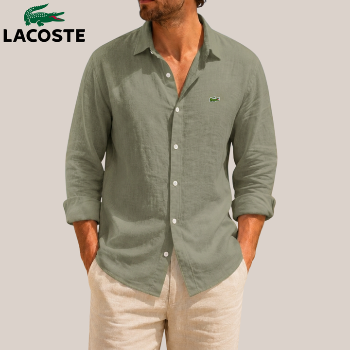 Coastal Linen Shirt || Clearance Sale