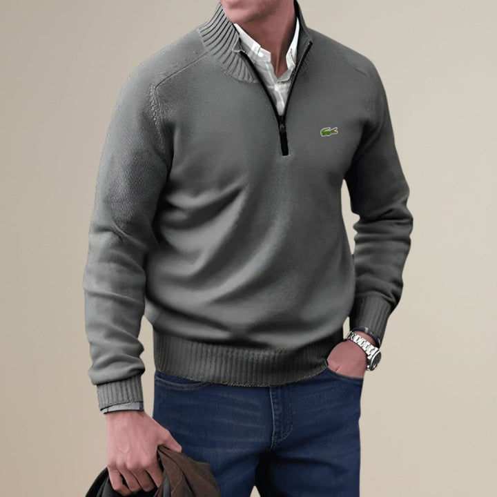 Knitted Half-Zip Sweater - Clearance Sale