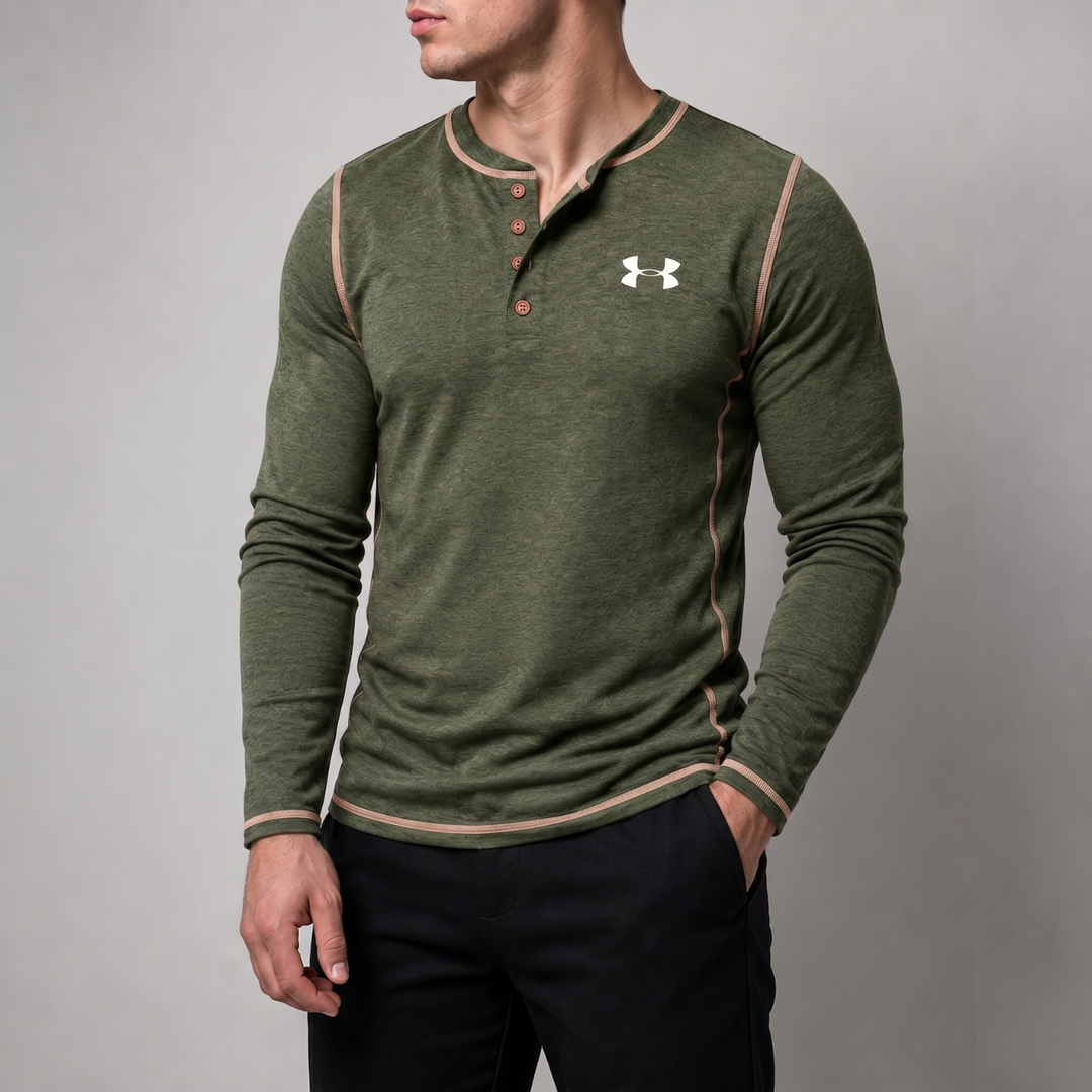 Long-Sleeve Henley - Clearance Sale