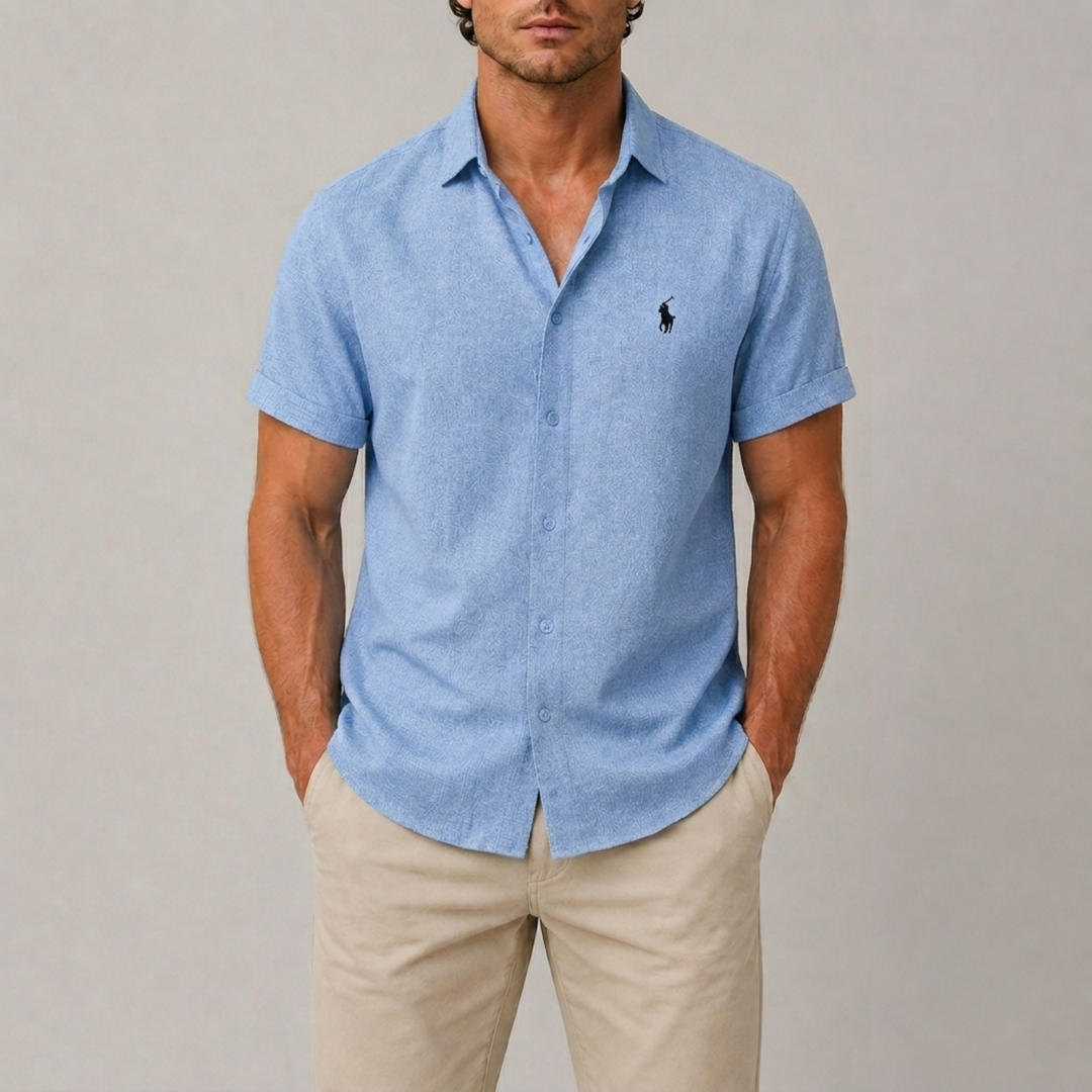 Textured Short Sleeve Shirt - Clearance Sale