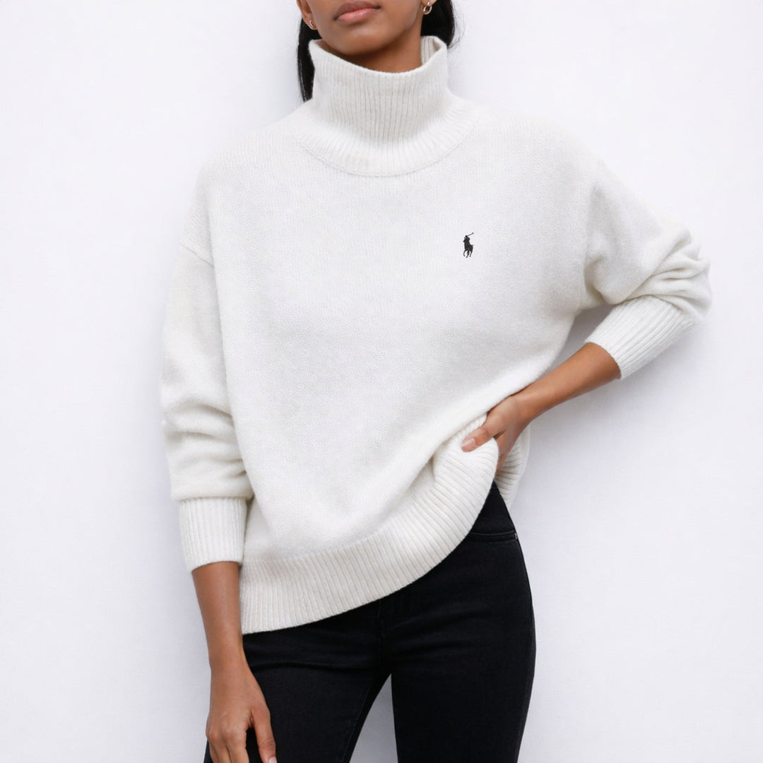 Soft Knitted Turtleneck Sweater || Clearance Sale