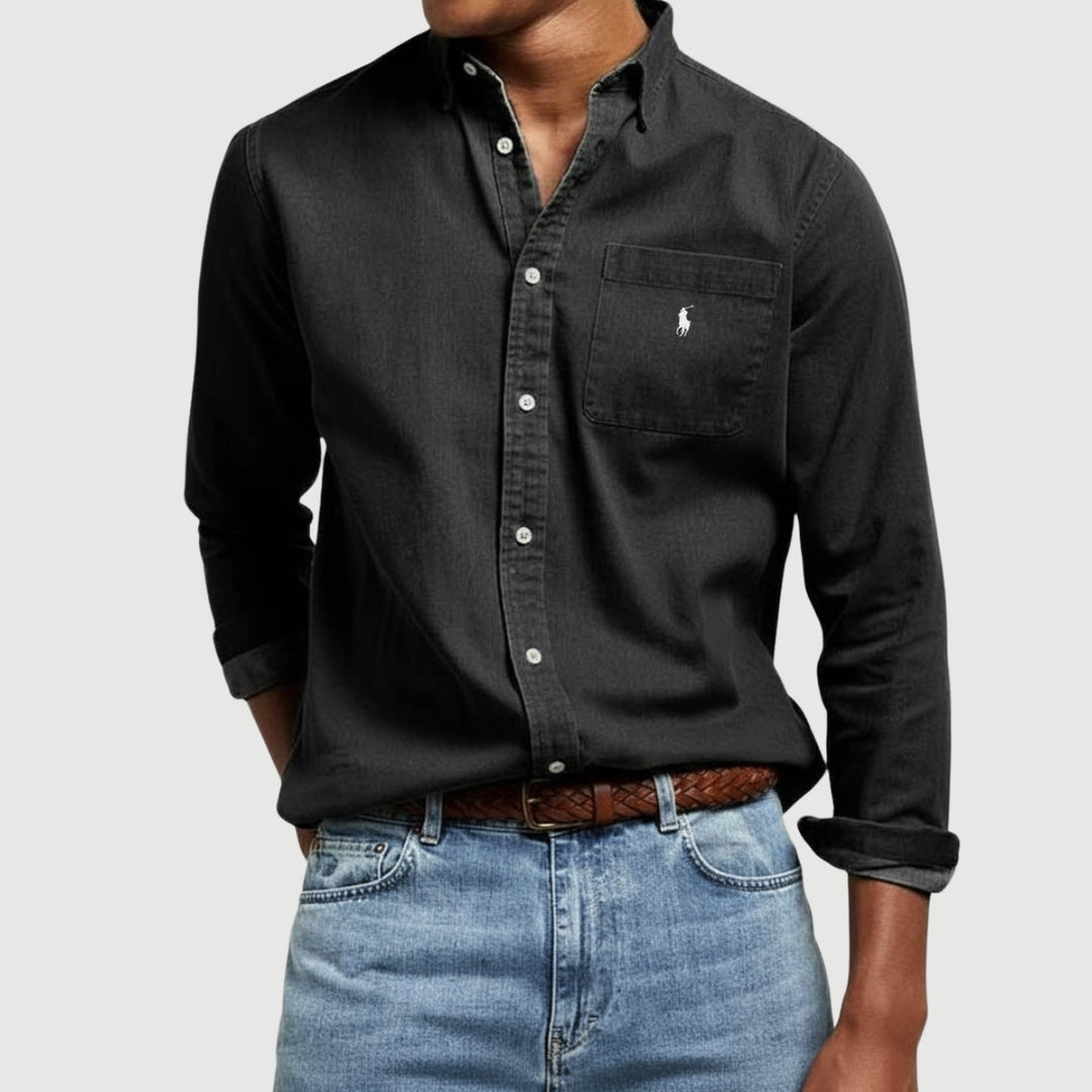 Linen Button-Up Shirt - CLEARANCE SALE