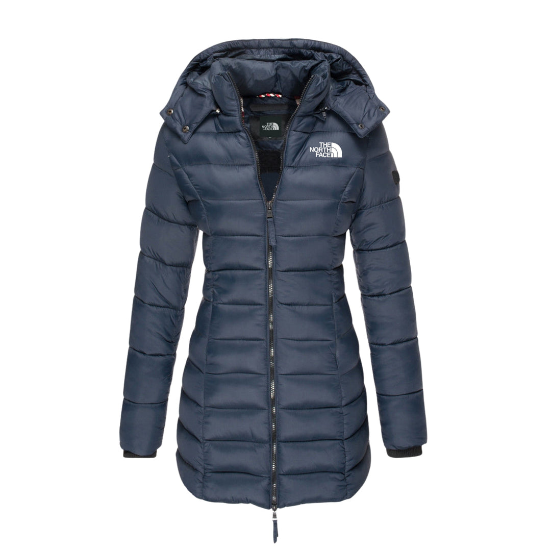 Long Padded Coat with Hood - CLEARANCE PRICE