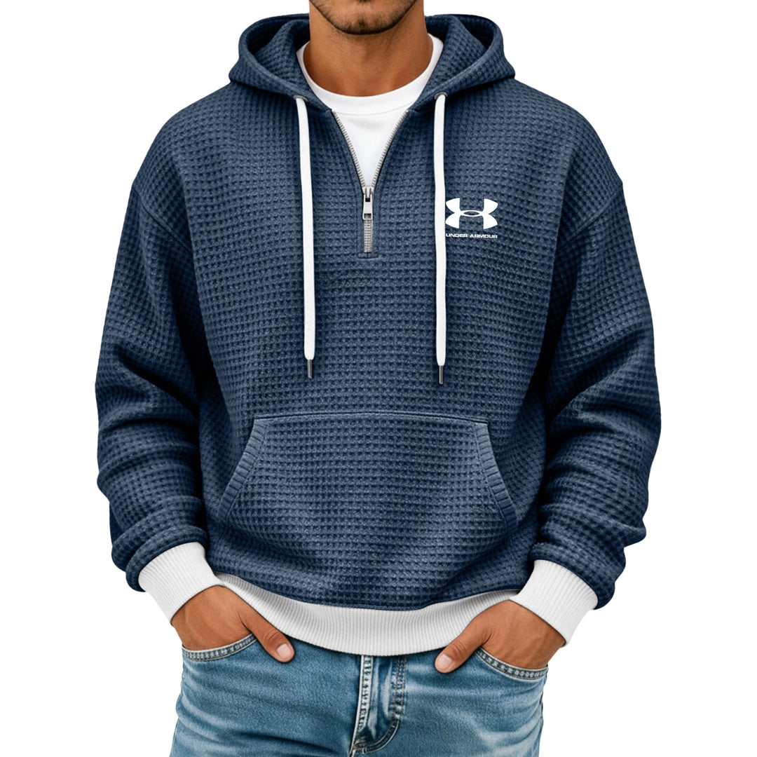 Textured Half-Zip Hoodie - CLEARANCE SALE