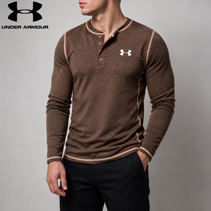 Long-Sleeve Henley || Clearance Sale