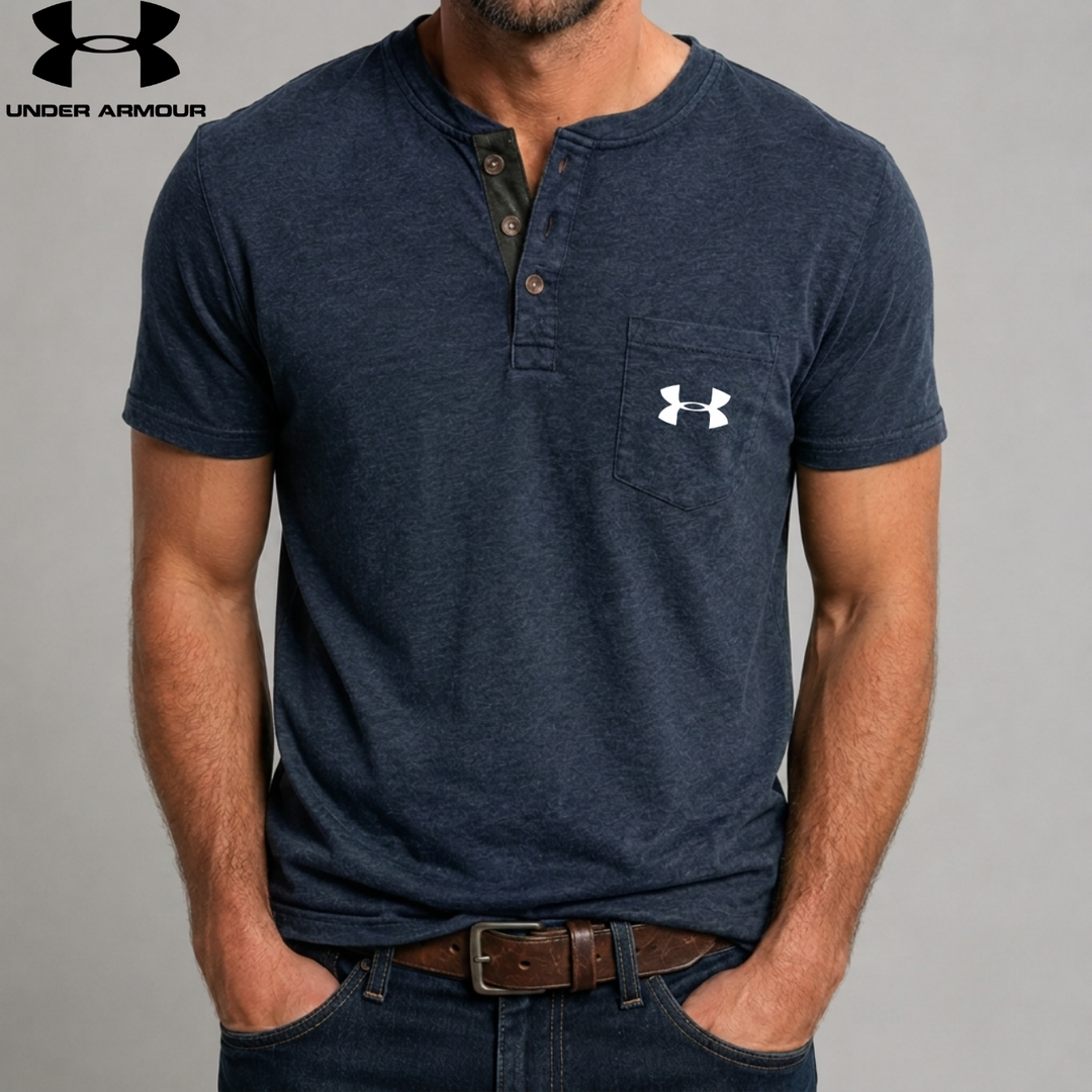 Premium Slub Knit Henley || Clearance Sale