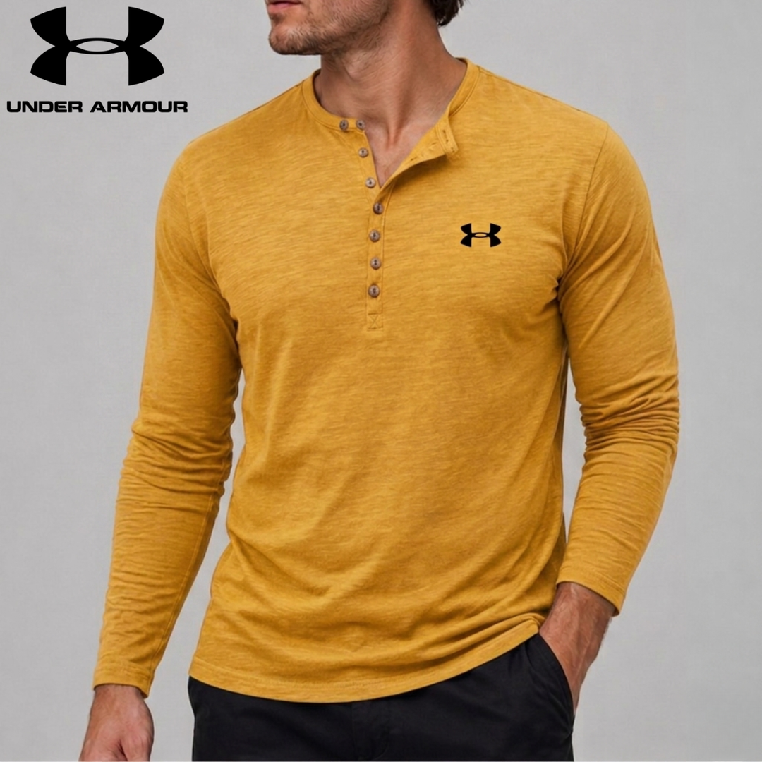 Long-Sleeve Henley || Clearance Sale