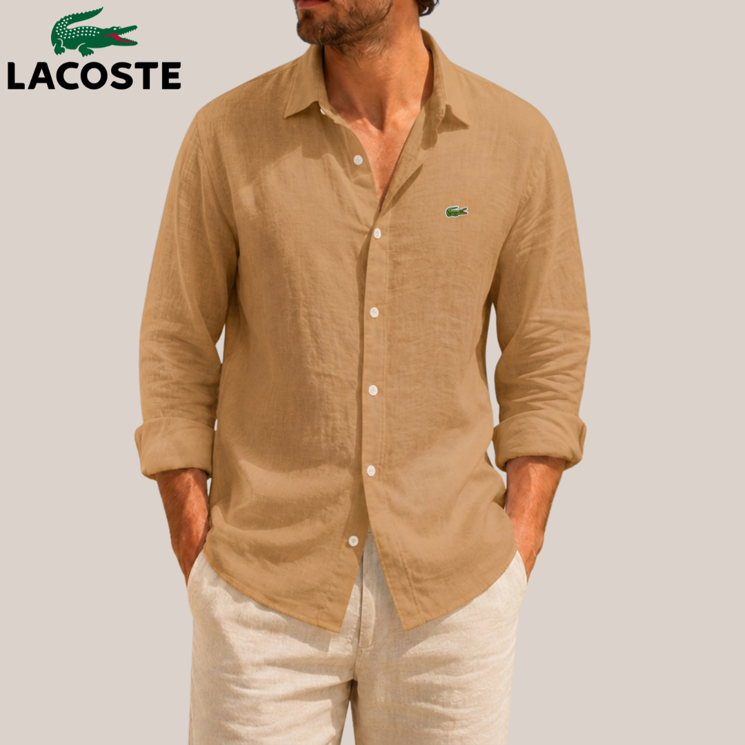 Coastal Linen Shirt || Clearance Sale