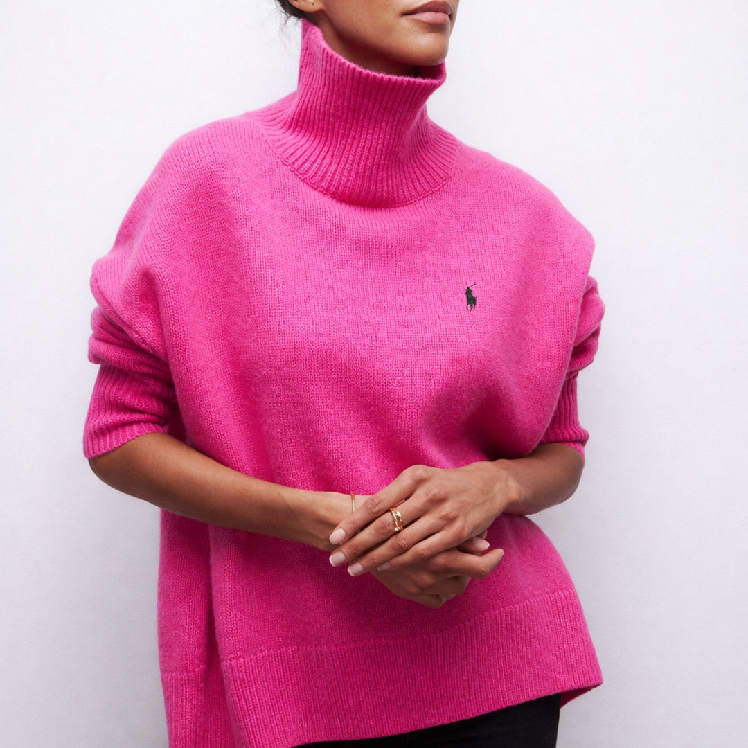 Soft Knitted Turtleneck Sweater || Clearance Sale