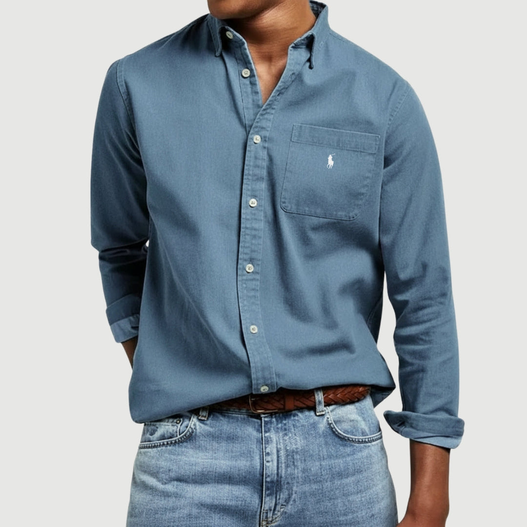 Linen Button-Up Shirt - CLEARANCE SALE