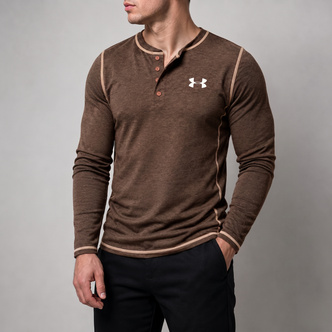 Long-Sleeve Henley - Clearance Sale