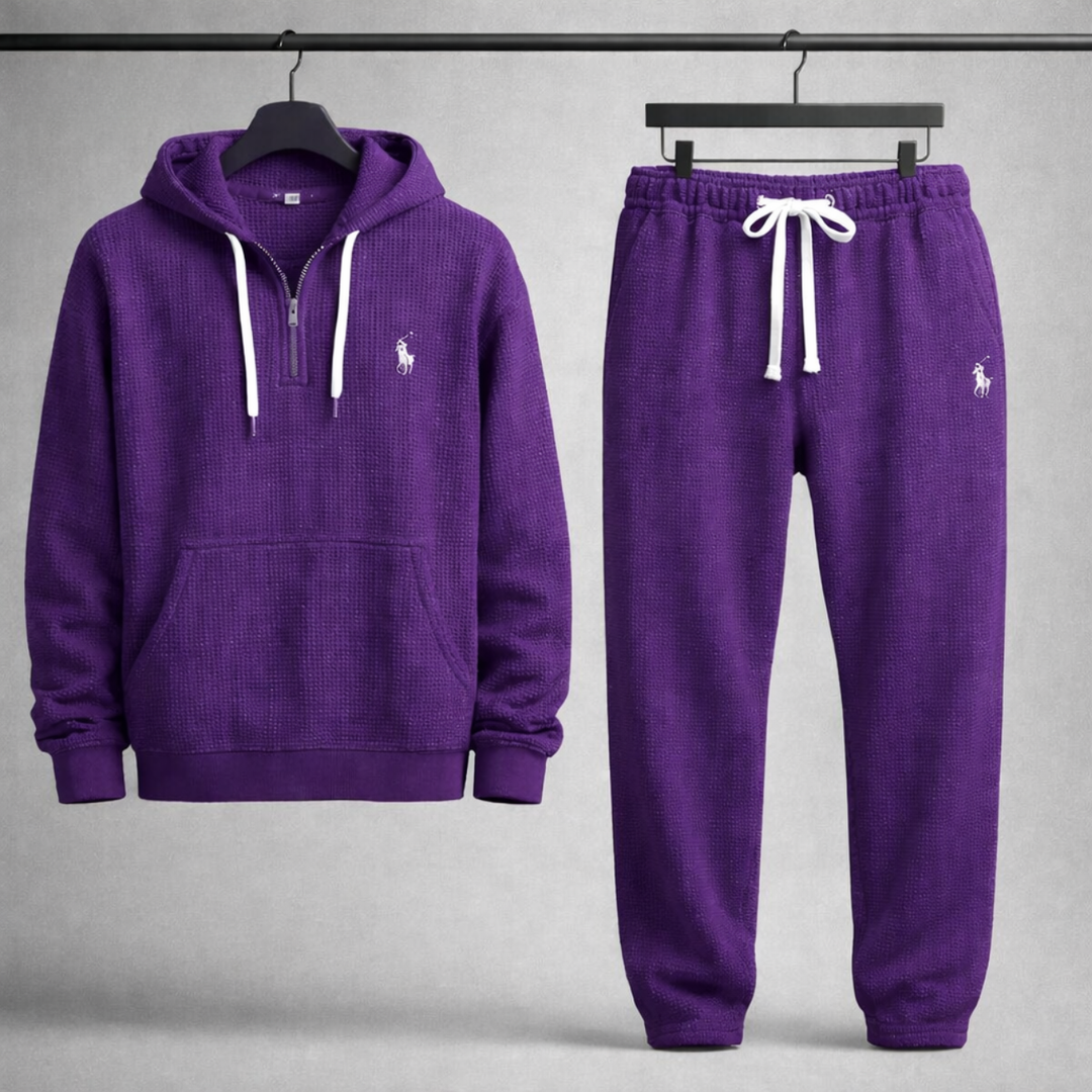 Premium Waffle Knit Lounge Set - Clearance Sale