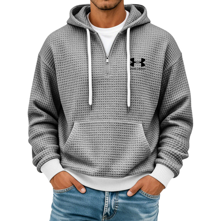 Textured Half-Zip Hoodie - CLEARANCE SALE