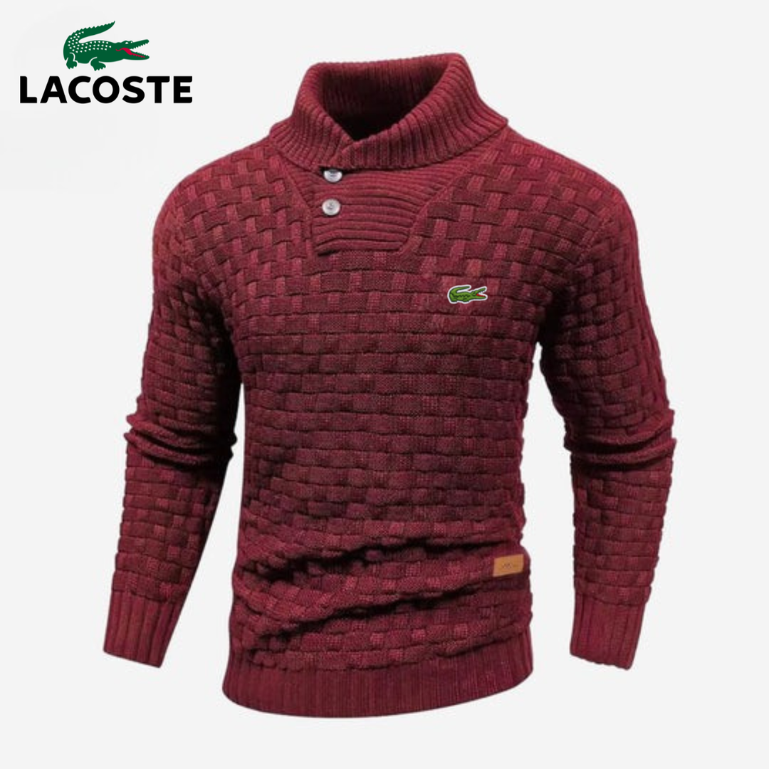 Knitted Sweater with Buttoned Collar || CLEARANCE SALE