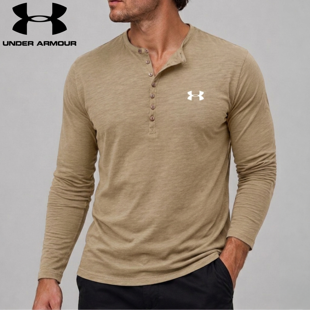 Long-Sleeve Henley || Clearance Sale