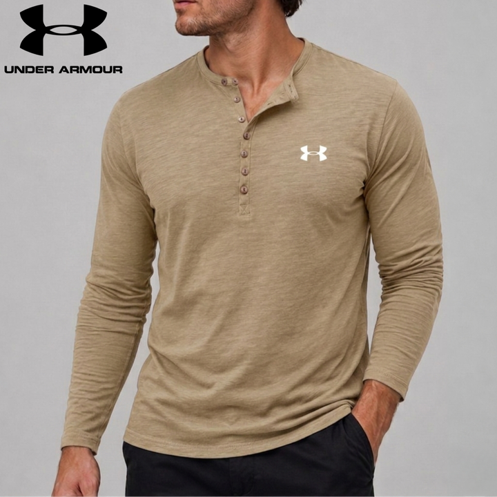 Long-Sleeve Henley || Clearance Sale