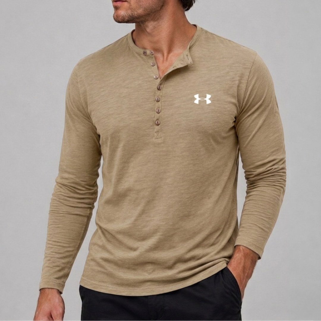 Long-Sleeve Henley - Clearance Sale