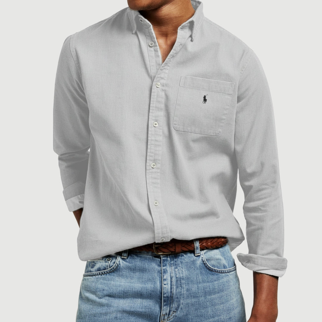 Linen Button-Up Shirt - CLEARANCE SALE