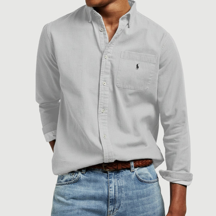 Linen Button-Up Shirt - CLEARANCE SALE