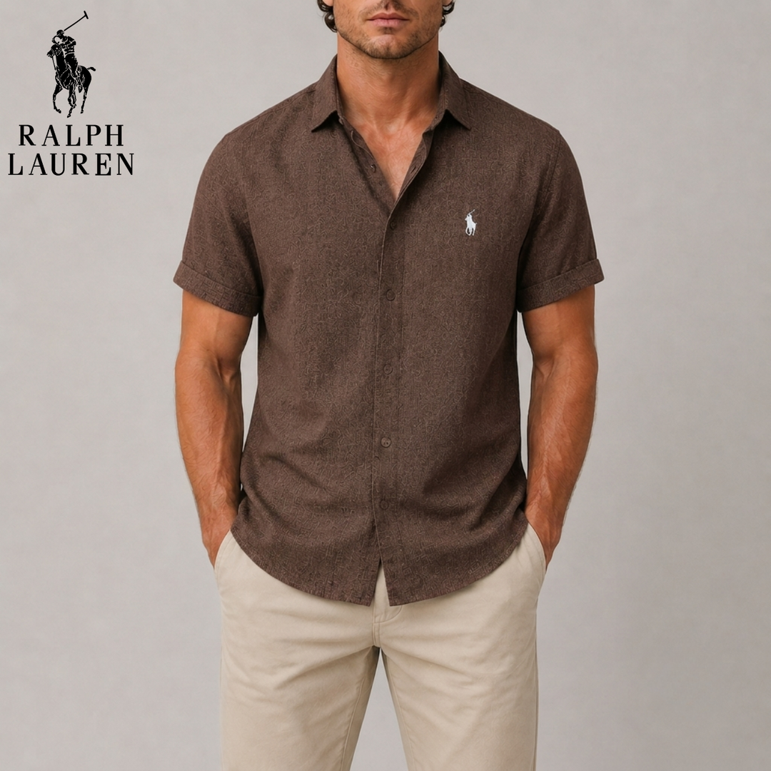 Textured Short Sleeve Shirt || Clearance Sale