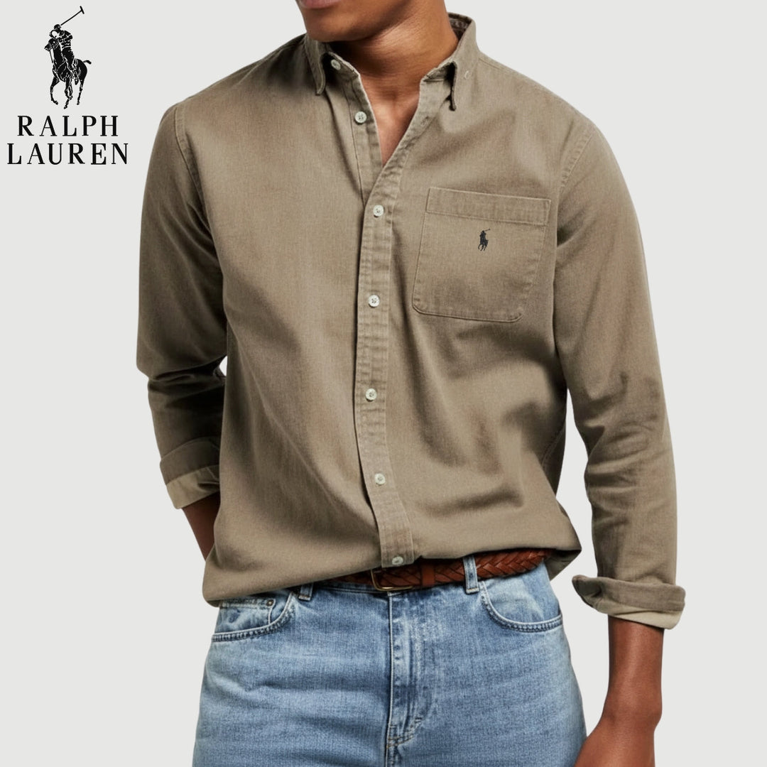 Linen Button-Up Shirt || CLEARANCE SALE