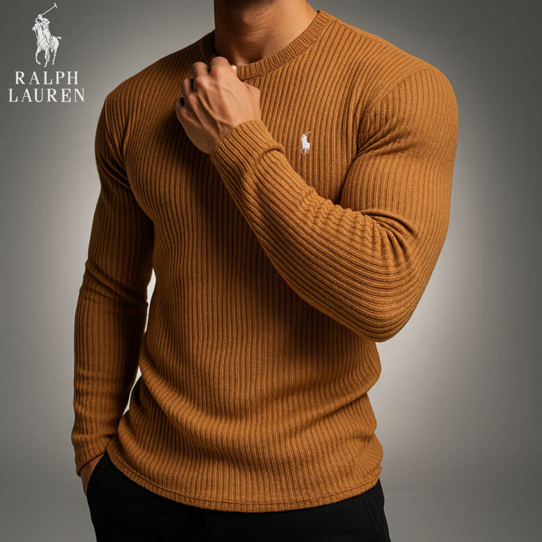 Ribbed Performance Long-Sleeve Knit || Clearance Sale
