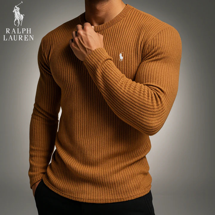 Ribbed Performance Long-Sleeve Knit || Clearance Sale