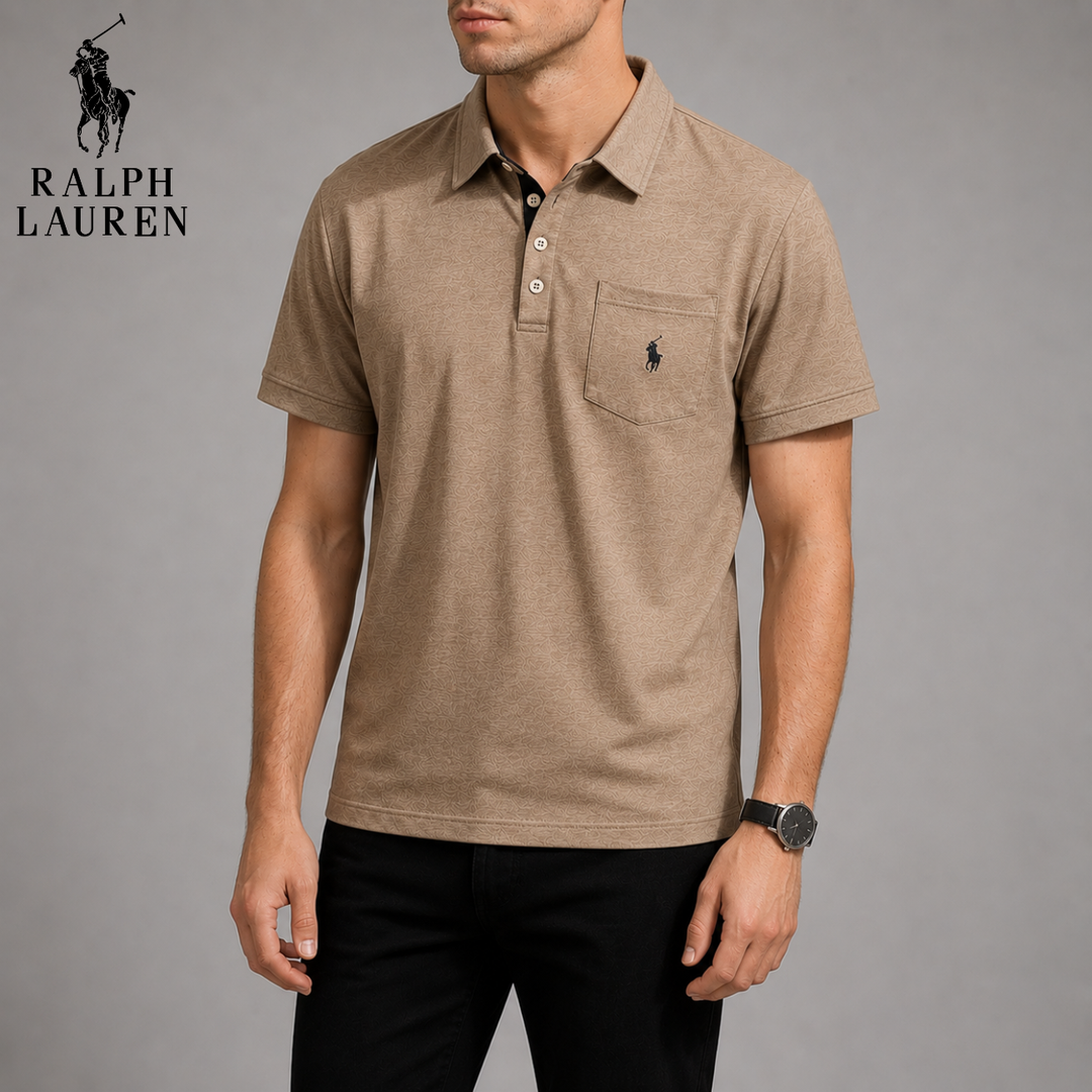 Textured Piqué Pocket Polo || Clearance Sale