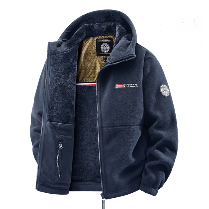 Thermal Hooded Fleece Jacket || Clearance Sale