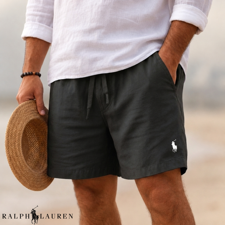 Essential Linen-Blend Shorts || Clearance Sale