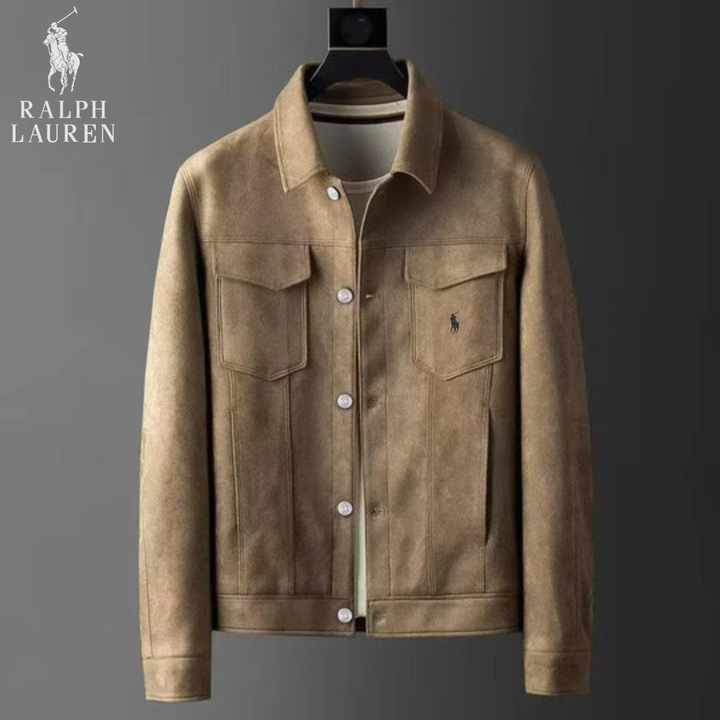 Classic Suede-Style Utility Jacket || Clearance Sale