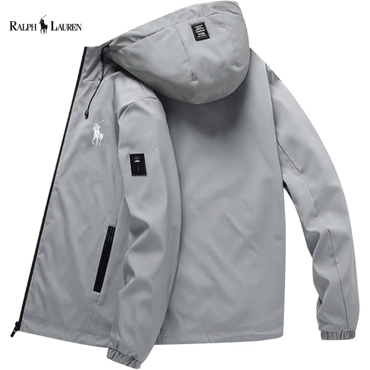 Urban-Style Technical Hooded Jacket