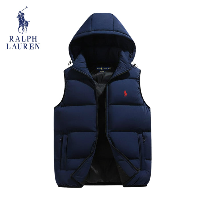 Padded vest with hood || Clearance Sale